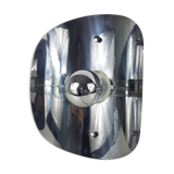 Vintage chrome metal wal light