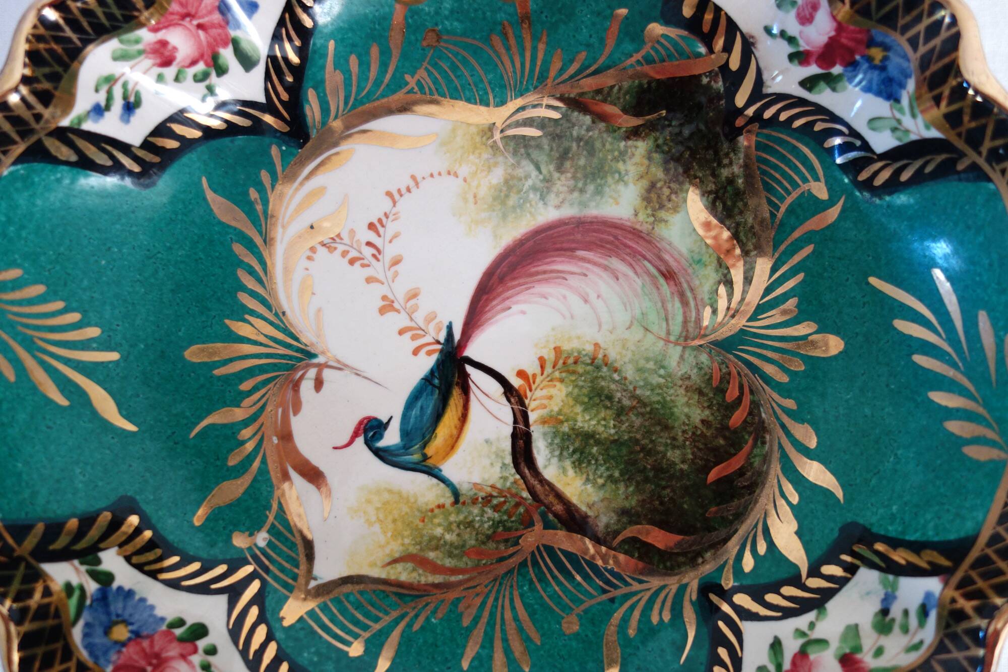 H. Béquet Quaregnon wall plate, 1950s