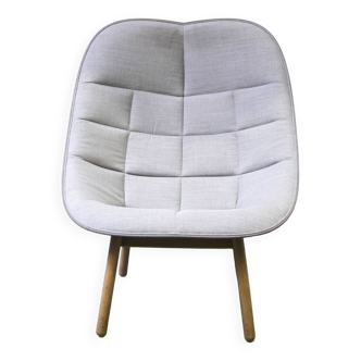 Uchiwa Quilt armchair, Hay