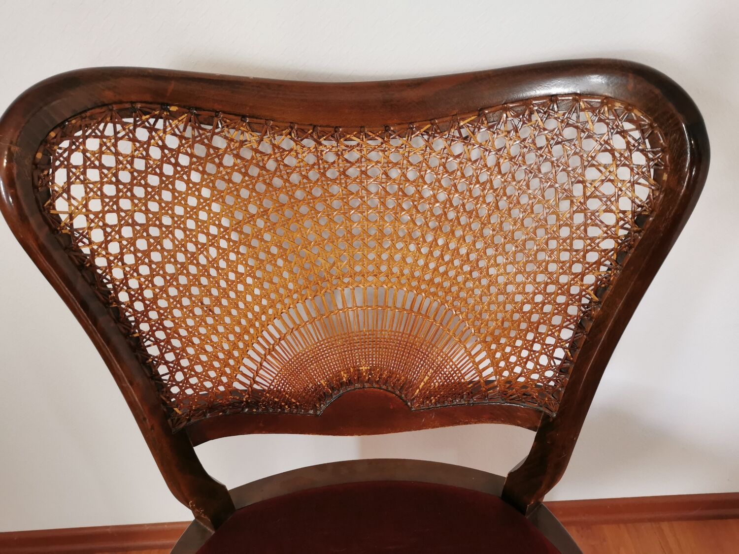 Set of two antique baroque style chairs