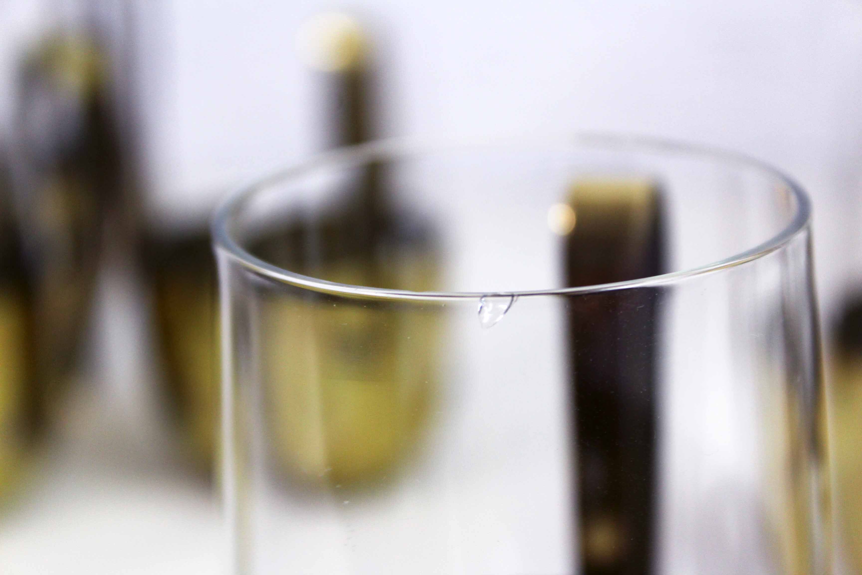 Brass orangeade service and 60s glass