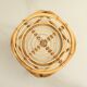 Set of three 1970s rattan stools, Spain.