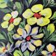 Old “flowers” painting