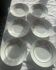 6 assiettes creuses en porcelaine motif pivoines art déco