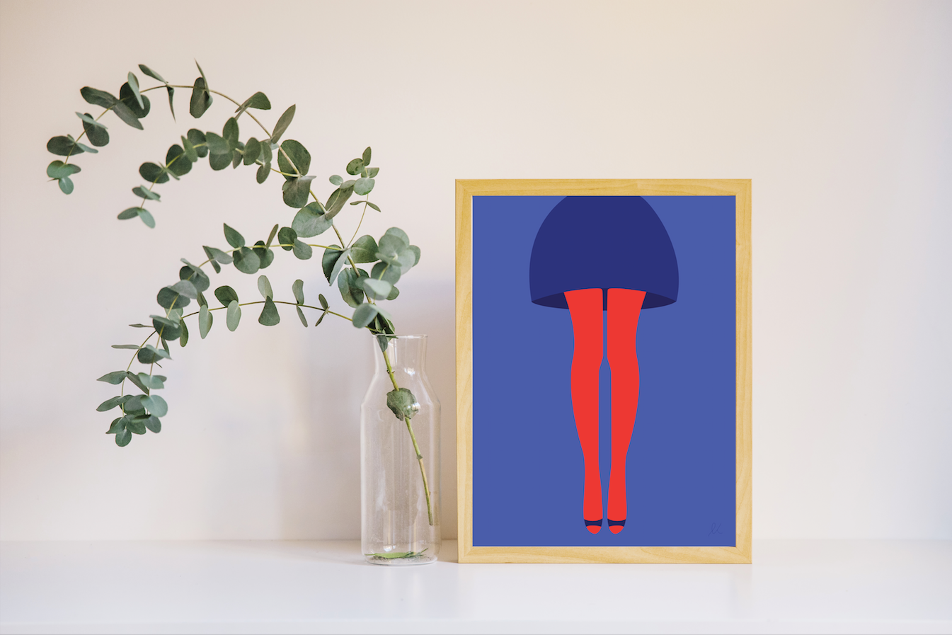 Illustration virgin legacy format A4, 21x29.7cm