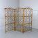 Rattan roomdivider folding screen Italy 1960’s