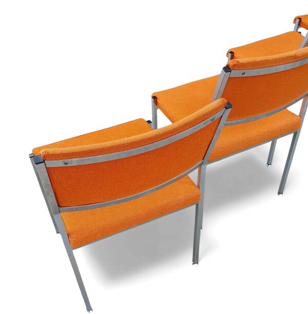 4 chaises Abraham Polak AP Originals par Hein Salomonson, années 1960