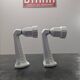 Lot of two porcelain wall lights 1930 Art Deco bathroom