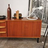 Sideboard teak and Scandinavian walnut