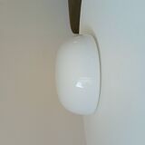 Vintage opaline dome ceiling light from the 60s