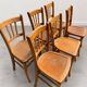 Set of 6 vintage Luterma bistro chairs