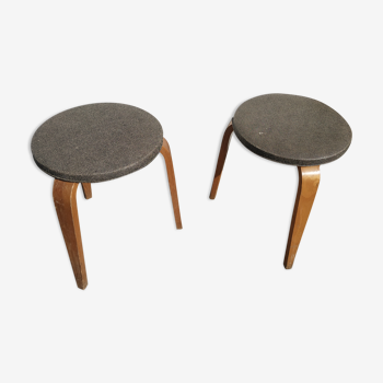Pair of stools tripod