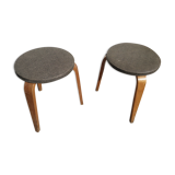 Pair of stools tripod