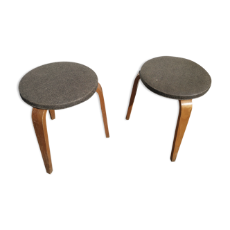 Pair of stools tripod