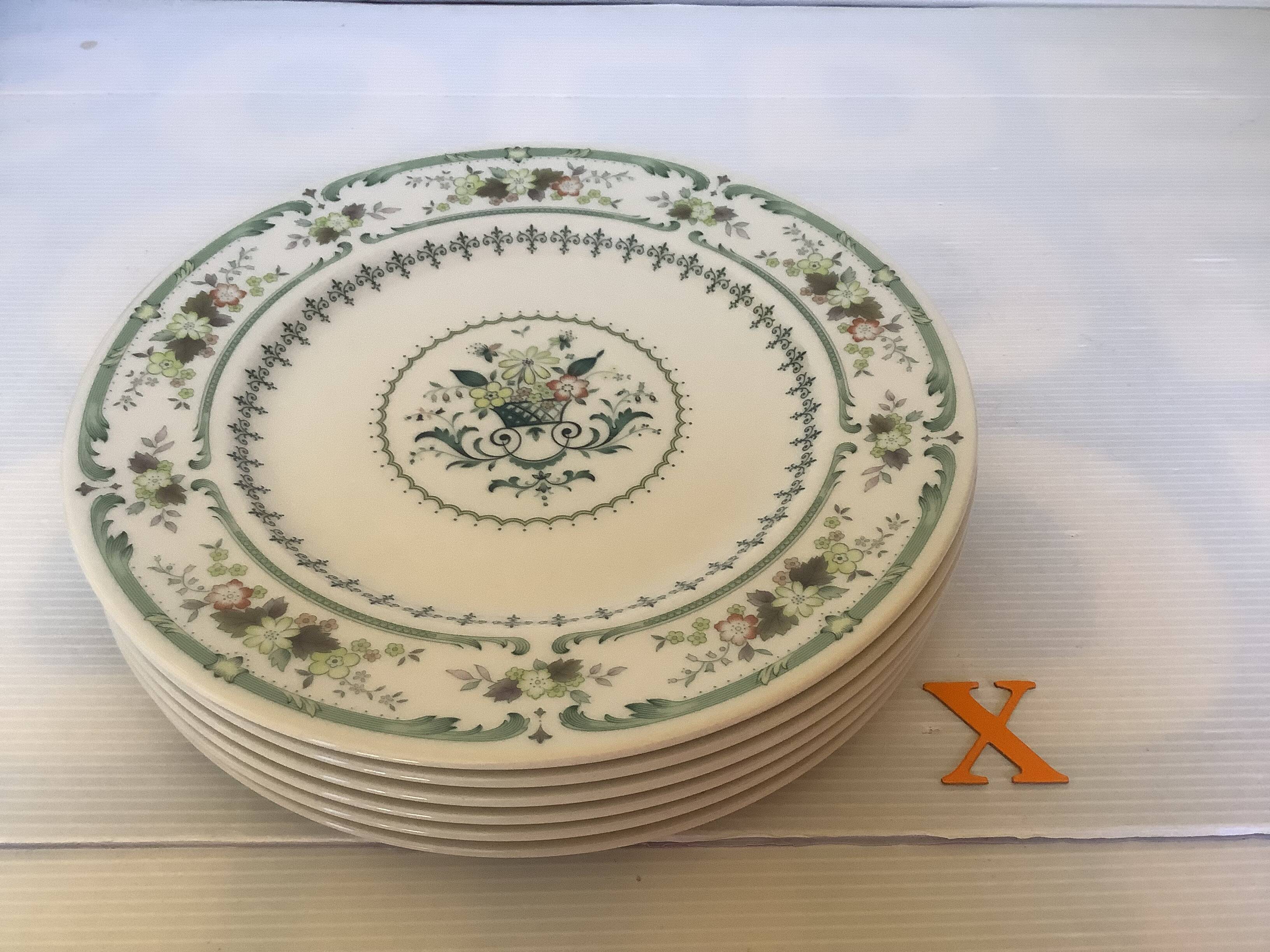 Six Royal Doulton Provençal dinner plates