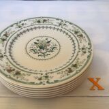 Six Royal Doulton Provençal dinner plates