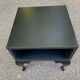 Louis XV black bedside table in baroque style