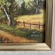 Small framed landscape painting