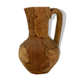 Plastic ceramic pitcher covered in cork - small model