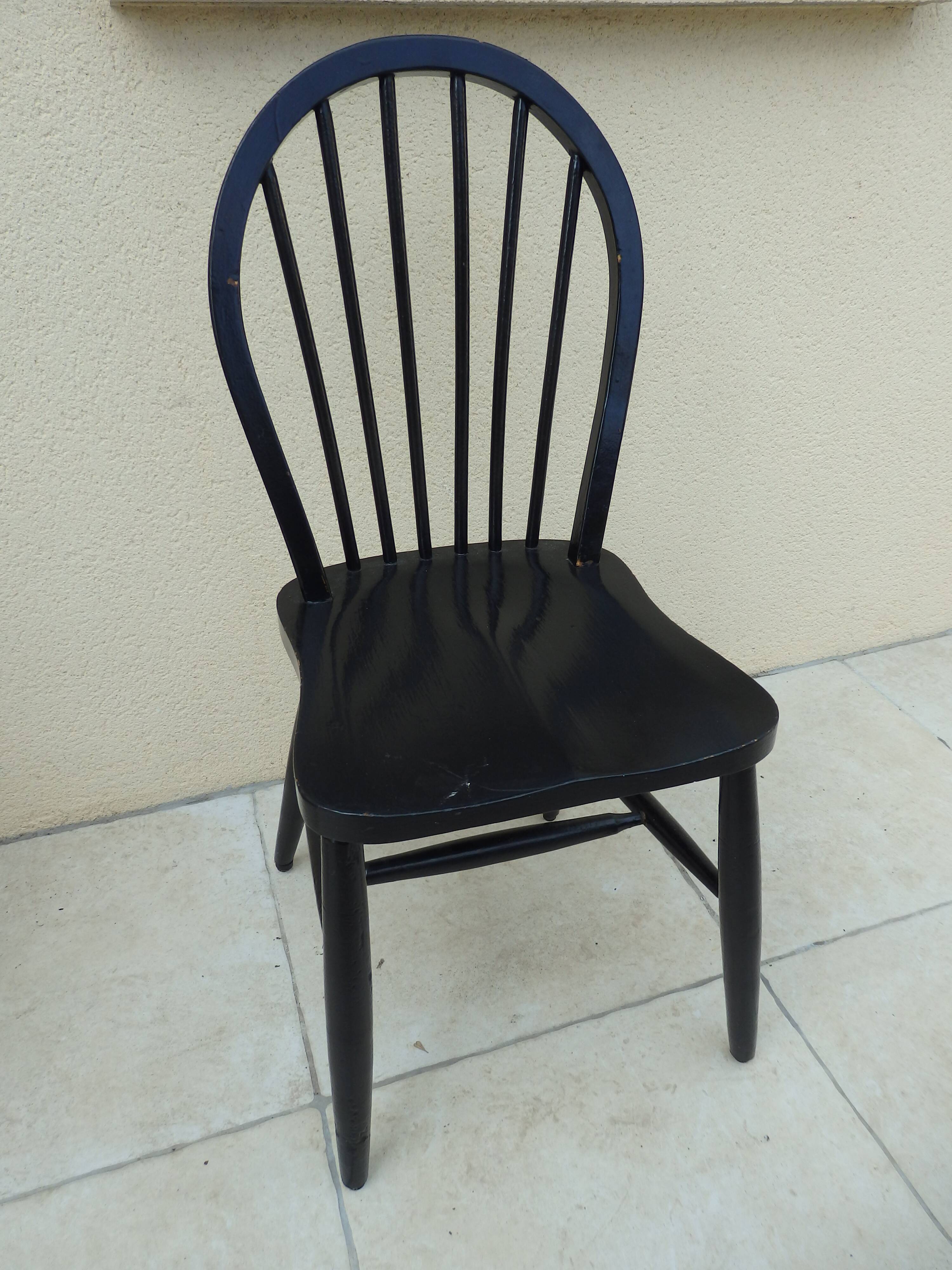 Windsor Chair for Black Vintage Ercol