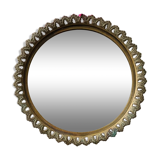 Brass mirror