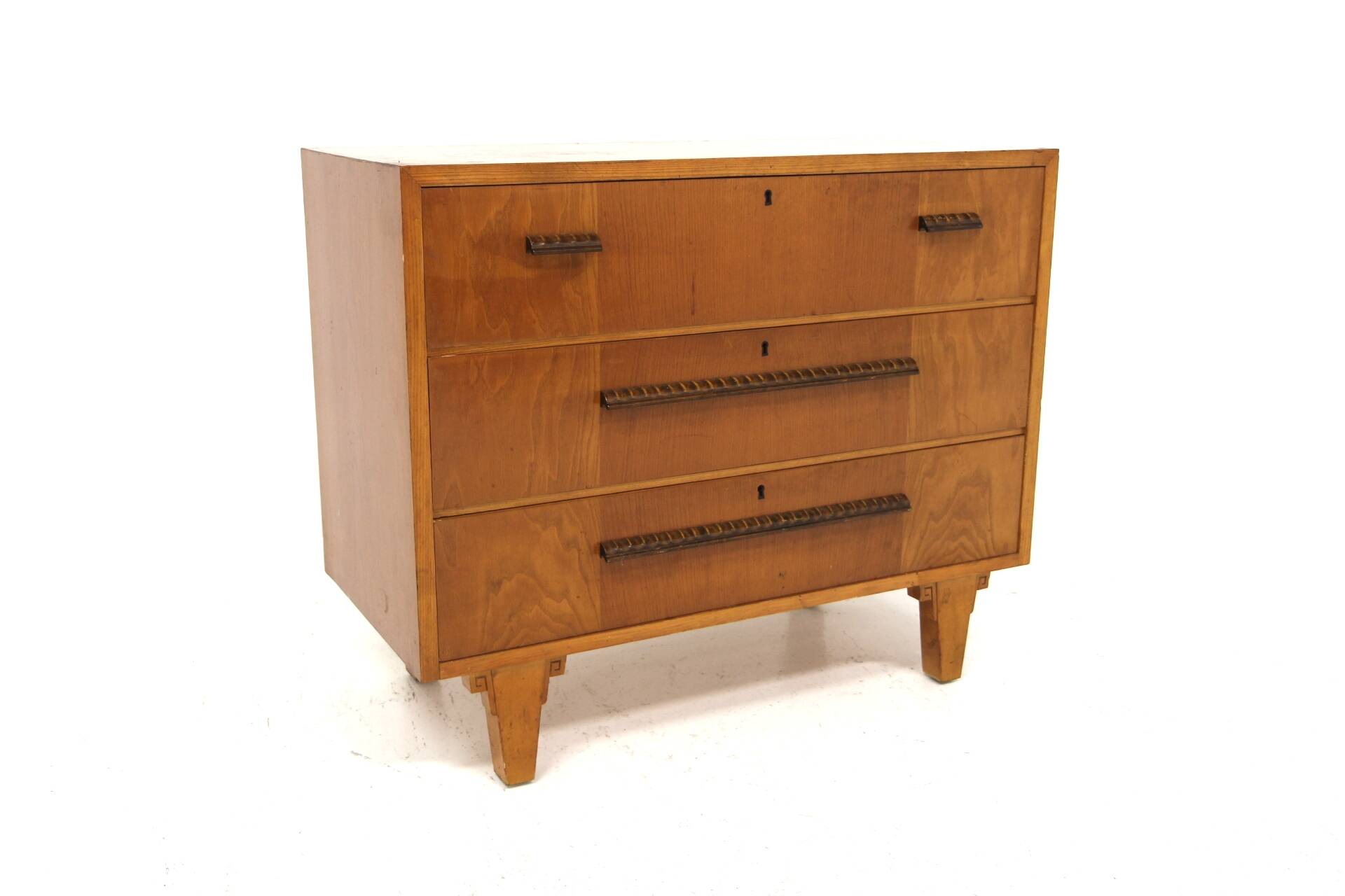 Commode scandinave en orme, Swedish Modern, Suède, 1930