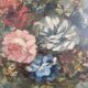 Tableau ovale Nature morte aux fleurs
