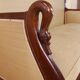 Restoration Period Turkish Sofa in Mahogany with Swan Neck