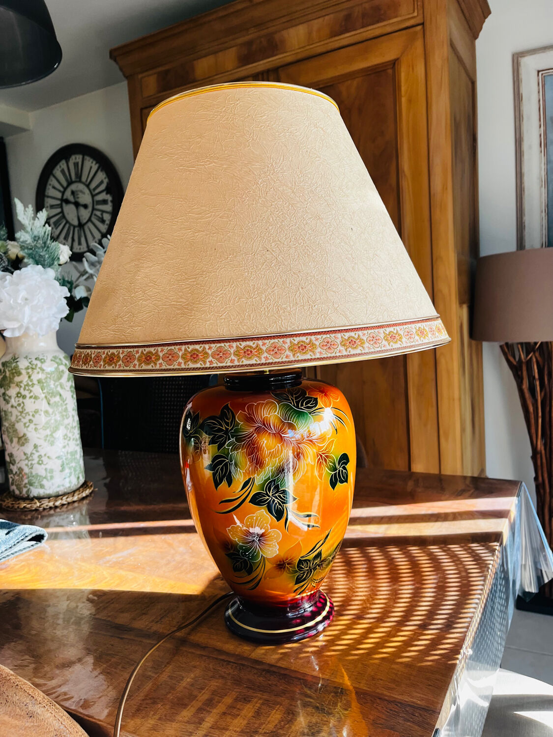 Large Louis Drimmer lamp signed 62cm - Chinoiserie Collection