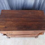 Restoration period chest of drawers in walnut
