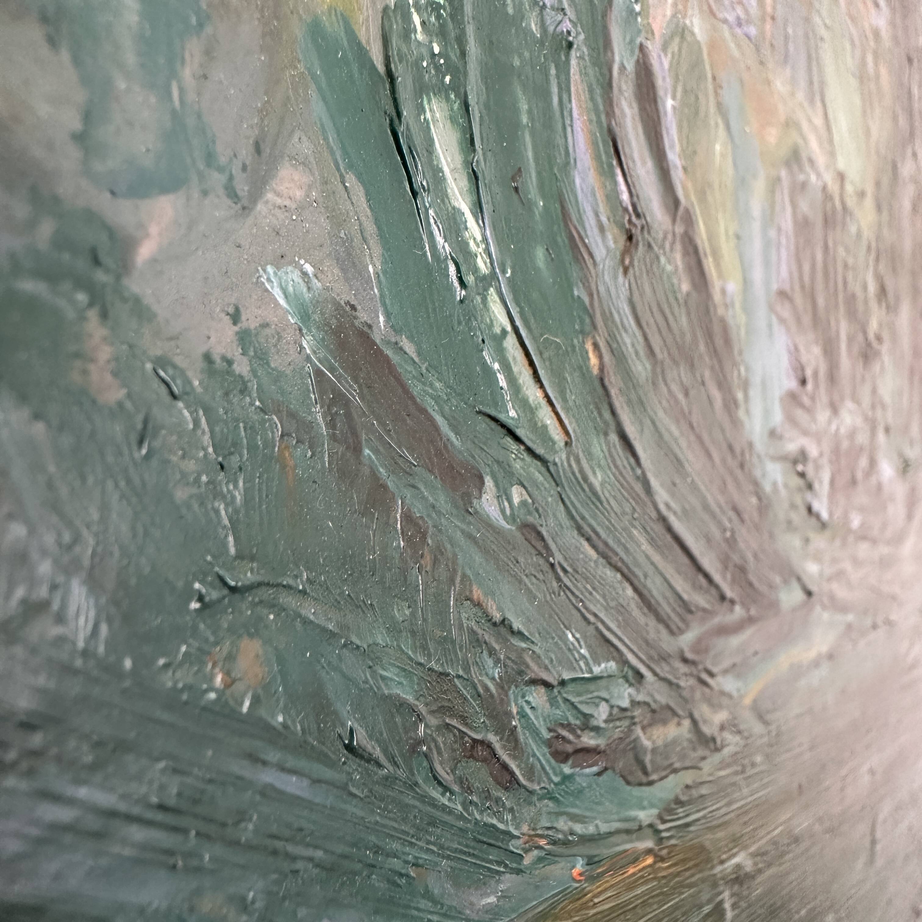 Provencal landscape, oil on canvas, 54/39 cm, author's signature "Strale"