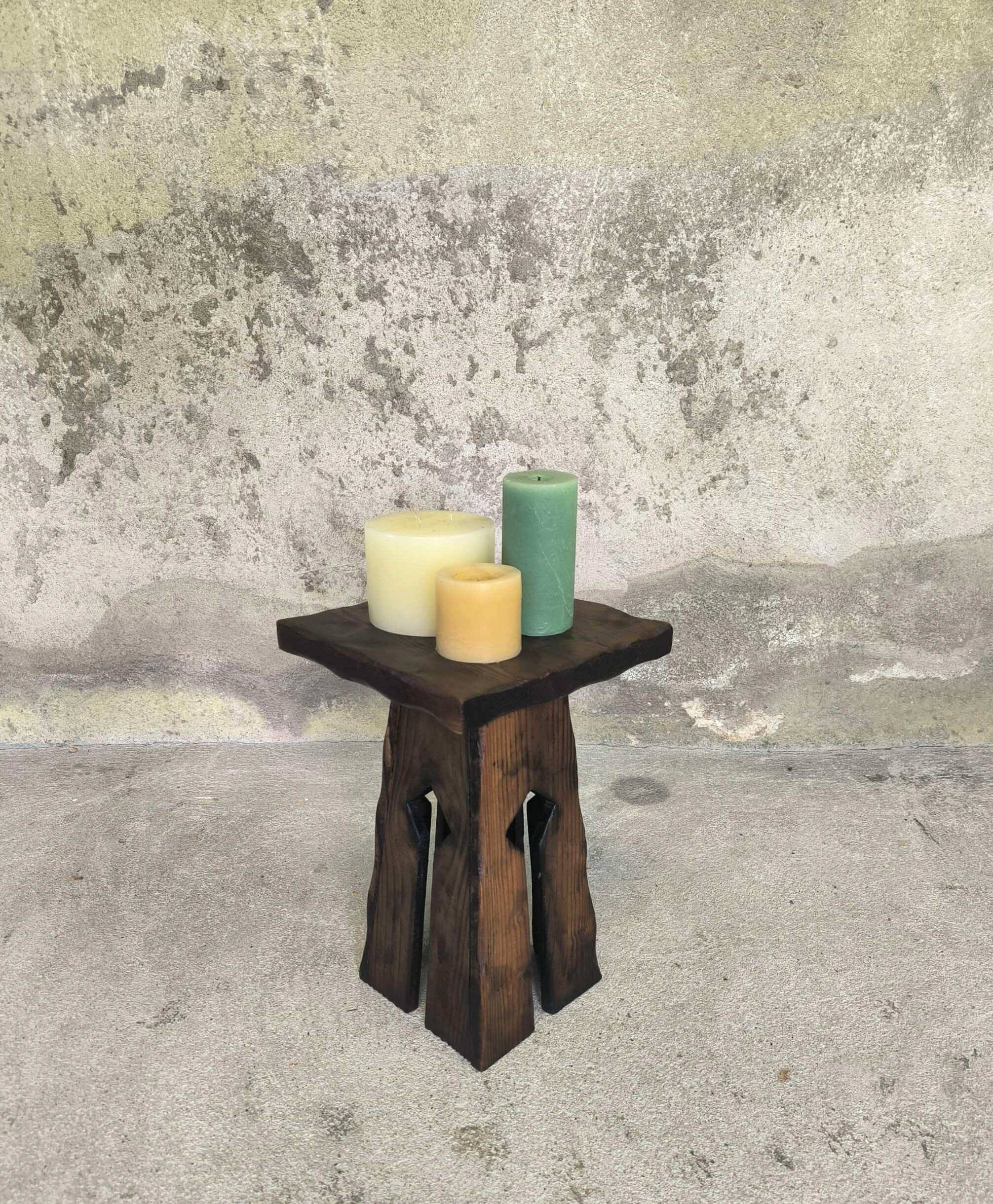 Vintage wooden stool