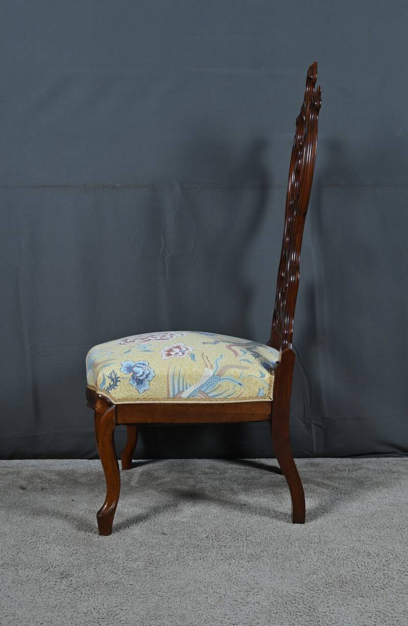 Nursing Chair in Mahogany, Napoleon III period – second half of the 19th century