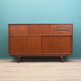 Buffet haut en teck, design danois, années 1960