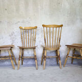 Four Baumann chairs model "Floride"