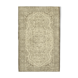 Handmade Distressed Oriental Beige Carpet 170 cm x 276 cm - 38988