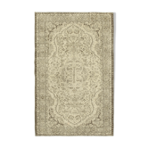 Tapis Beige Oriental Détresse fait à la main 170 cm x 276 cm - 38988