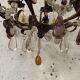 Louis XV style cage chandelier with pendants and drop of water XX century