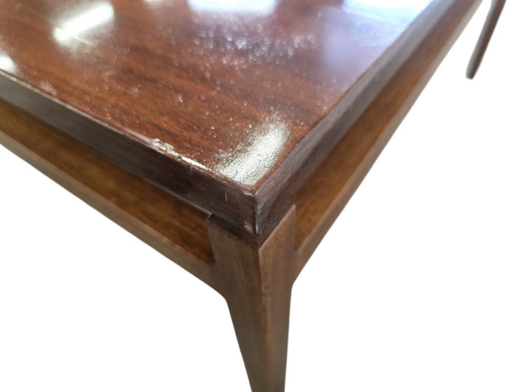 Vintage Scandinavian wooden coffee table