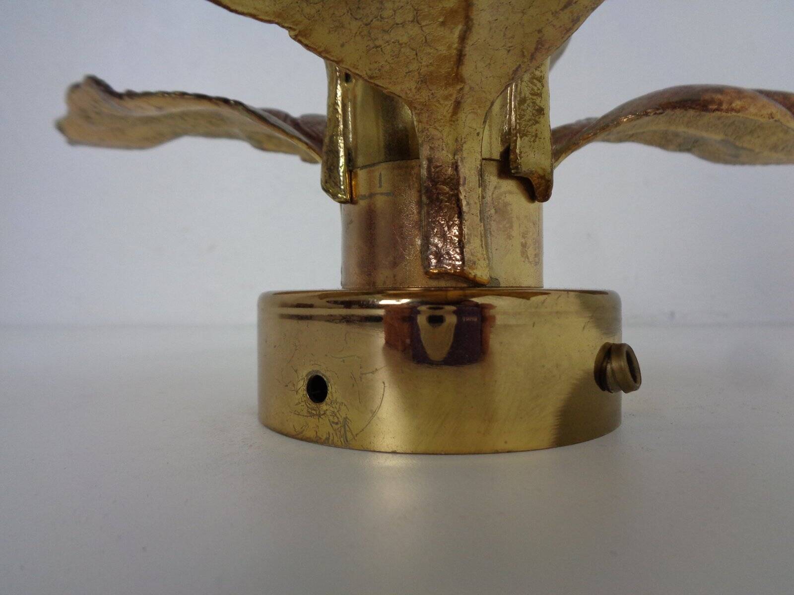 Hollywood Regency Wall Lamp by Willy Daro for Massive, Belgium, 1970s