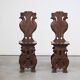Pair of Hand-Carved Late 19th Century Chairs – Ornate Antique Craftsmanship