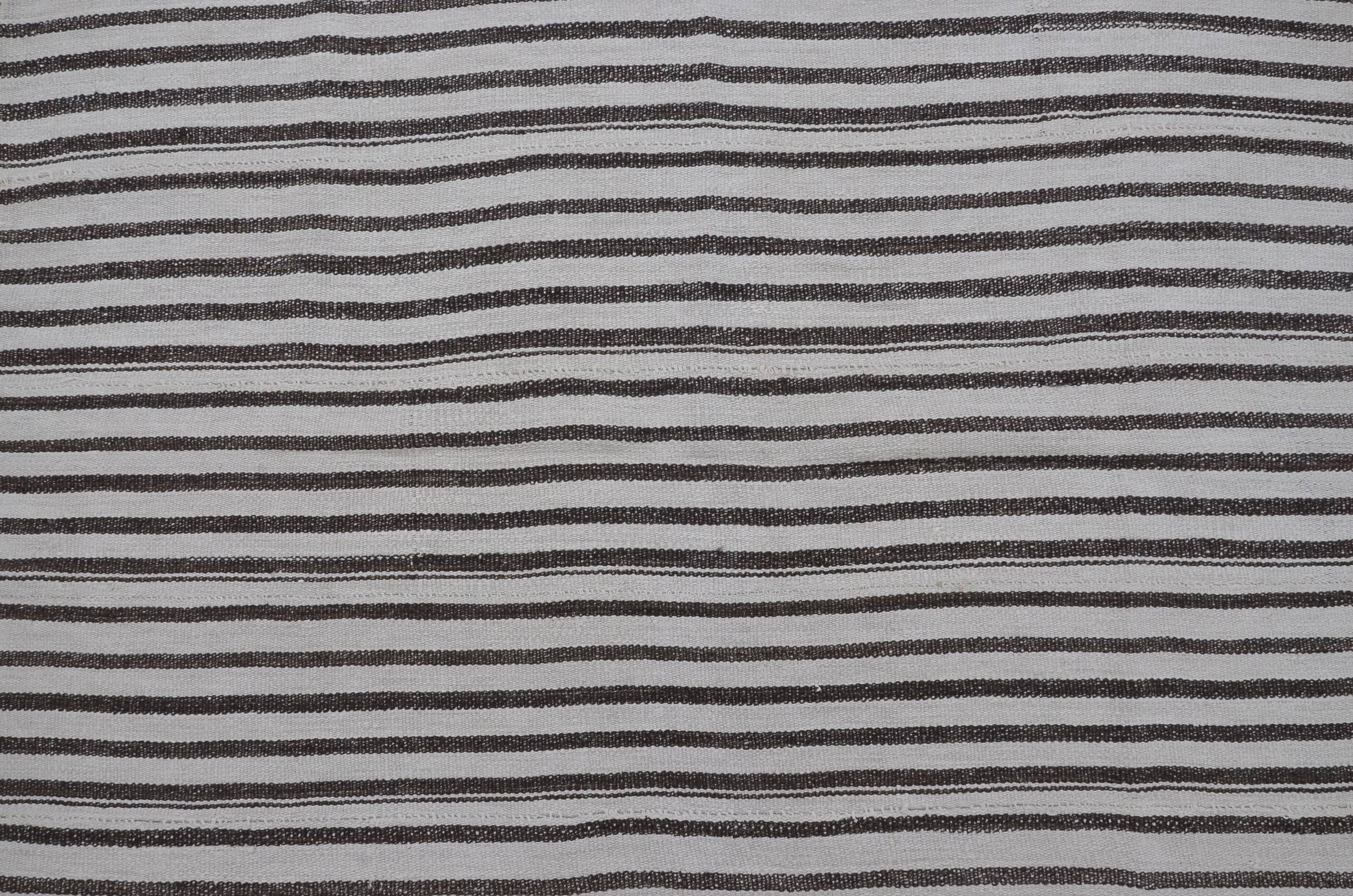 Neutral Vintage Oushak Hemp Kilim sku 3725