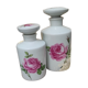 Antique white porcelain bottles