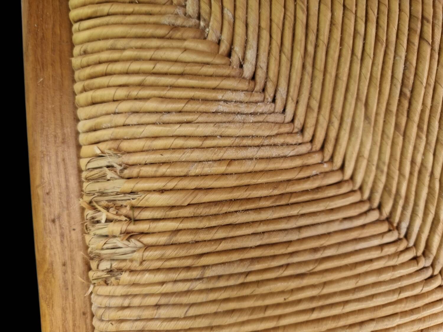 Brutalist farmhouse table with these 8 chairs.