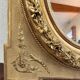 Louis XVI Style Medallion Mirror in gilded wood