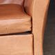 Vintage leather club armchair. very good condition.