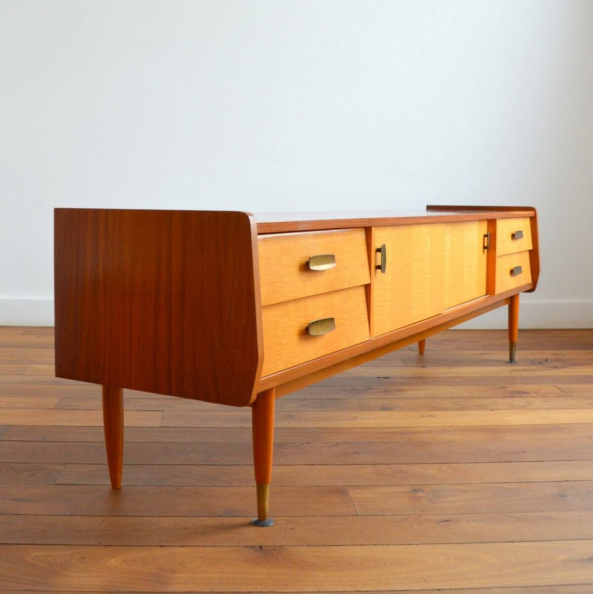 Large vintage low sideboard 1960s