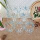 Ensemble de 8 verres à vin ballon Myosotis Veronica vintage