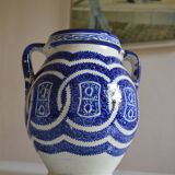 Large vase from the Serghini workshop, ancient Moroccan ceramics, first half of the 20th century.