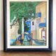 Huile sur toile La fontaine de Vence de Dufy 1921